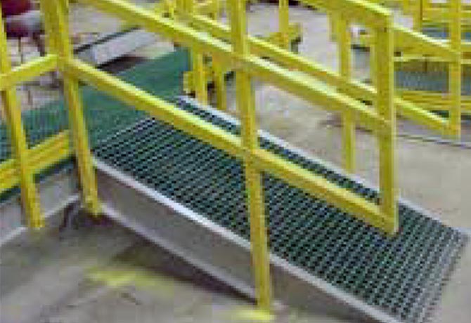 Ramp with Handrail
